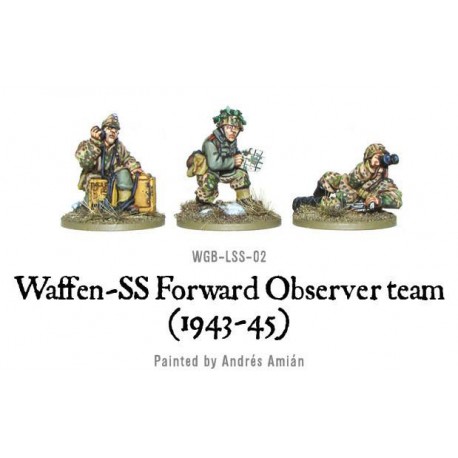 German Waffen SS Forward Observer team 28mm WWII WARLORD GAMES