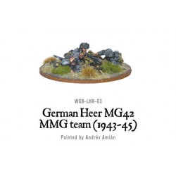 German Heer MG42 HMG Team (1943-45) 28mm WWII WARLORD GAMES