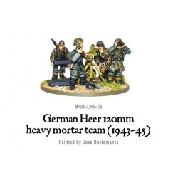 German Heer 120mm heavy mortar team (1943-45) 28mm WWII WARLORD GAMES