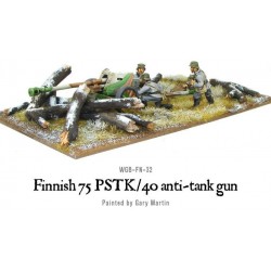 Finnish 75 PSTK/40 anti-tank gun 28mm WWII WARLORD GAMES