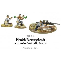 Finnish Panzerschreck and anti-tank rifle teams 28mm WWII WARLORD GAMES