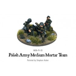 Polish Army medium mortar team 28mm WWII WARLORD GAMES