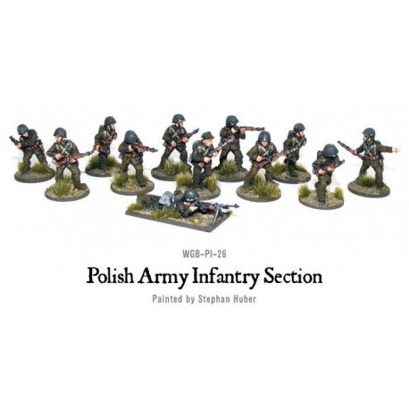 Polish Army infantry section 28mm WWII WARLORD GAMES - Frontline-Games