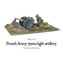 French Army 75mm light artillery 28mm WWII WARLORD