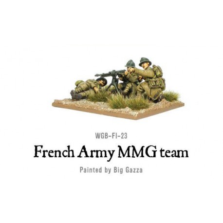 French Army MMG team 28mm WWII WARLORD