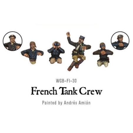 French tank crew 28mm WWII WARLORD