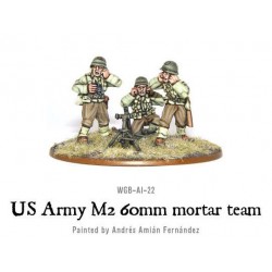 U.S. American Army 60mm mortar team 28mm WWII WARLORD GAMES