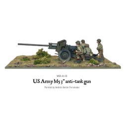 U.S. American Army M5 3" anti-tank gun 28mm WWII WARLORD GAMES