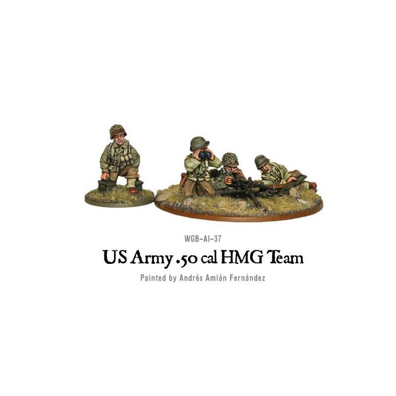 Warlord Games Bolt Action US Airborne HMG team. 