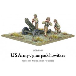 U.S. American Army 75mm pack howitzer 28mm WWII WARLORD GAMES