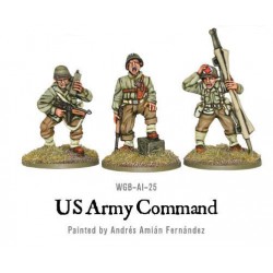 U.S. American Army Command 28mm WWII WARLORD GAMES