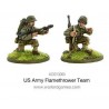 U.S. American Army flamethrower team 28mm WWII WARLORD GAMES