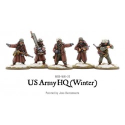 U.S. American Army HQ (Winter) 28mm WWII WARLORD GAMES