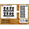 American U.S. Heads in Steel Helmets 28mm WWII WEST WIND