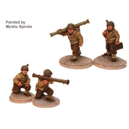 American U.S. Bazooka Teams 28mm WWII CRUSADER MINIATURES