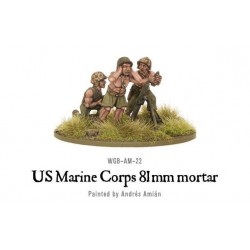 American U.S. Marines 81mm Mortar 28mm WWII WARLORD GAMES