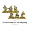 American U.S. Marines .30Cal MMG Team Redeploying 28mm WWII WARLORD GAMES