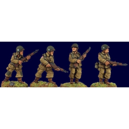 U.S. American Airborne Riflemen I 28mm WWII ARTIZAN DESIGN