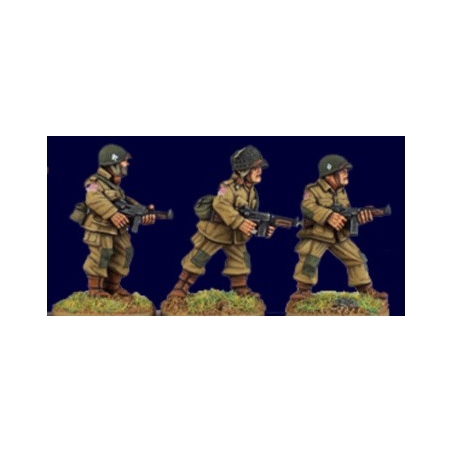 U.S. American Airborne w/ S.M.G.s  28mm WWII ARTIZAN DESIGN