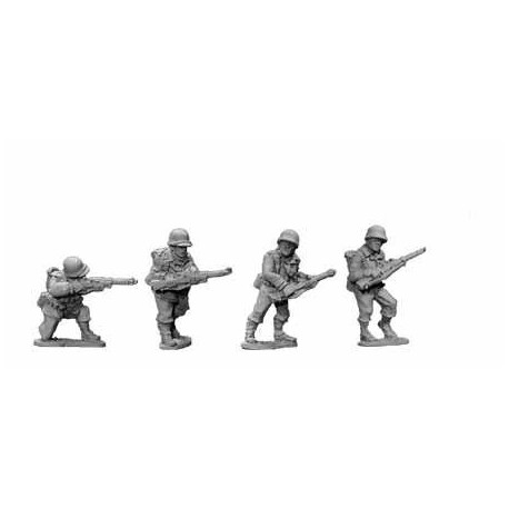 U.S. American Infantry w/Rifles V 28mm WWII BLACK TREE DESIGN