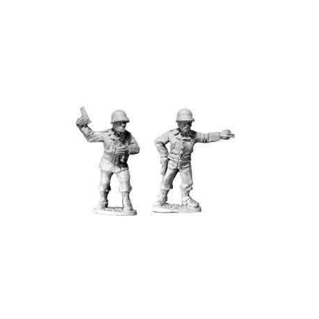 U.S. American Infantry Officers 28mm WWII BLACK TREE DESIGN