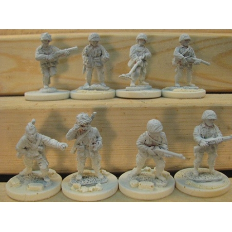 U.S. American Airborne Para Command Squad 28mm WWII BLACK TREE DESIGN