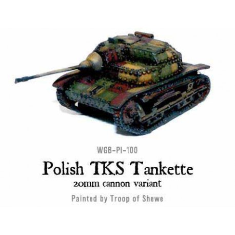 Polish Army TKS Tankette 28mm WWII WARLORD GAMES