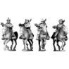 Russian Soviet Russian Cossack Cavalry Command 28mm COPPLESTONE CASTINGS