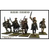 Russian Soviet Russian Cossack Cavalry Command 28mm COPPLESTONE CASTINGS