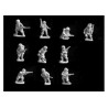 American U.S. Paras in Helmets 28mm WWII WEST WIND