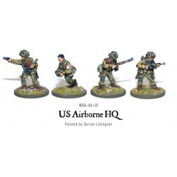 American U.S. Airborne HQ 28mm WWII WARLORD GAMES