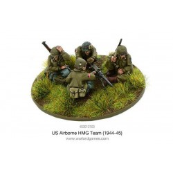 American U.S. Airborne 50cal HCHMG team (1944-45) 28mm WWII WARLORD GAMES