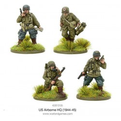 American U.S. Airborne HQ (1944-45) 28mm WWII WARLORD GAMES