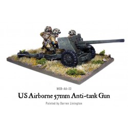 American U.S. Airborne 57mm anti-tank gun 28mm WWII WARLORD GAMES