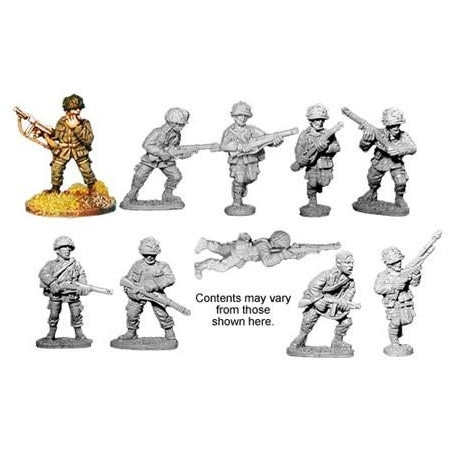 American U.S. Airborne Para Squad 28mm WWII BLACK TREE