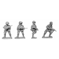 American U.S. Airborne Para  with SMGs "Grease Guns" II 28mm WWII BLACK TREE DESIGN