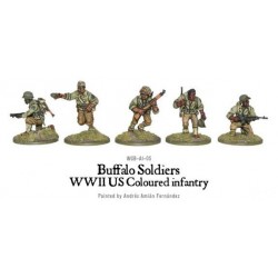 U.S. American Buffalo Soldiers - Black US troops boxed set 28mm WWII WARLORD GAMES