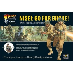 U.S. American Go for Broke! Nisei (Japanese-American) Infantry boxed set 28mm WWII WARLORD GAMES