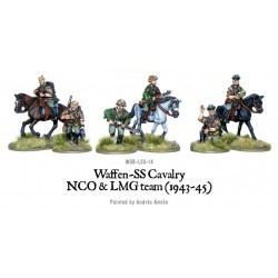 German Waffen SS Cavalry NCO & LMG (1942-45) 28mm WWII WARLORD GAMES