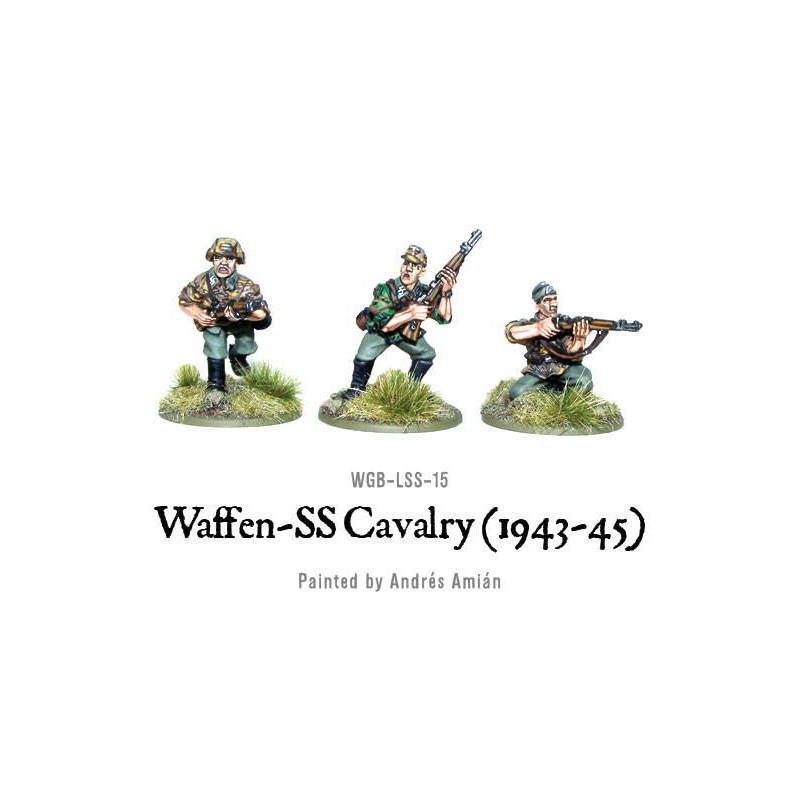 German Waffen SS Cavalry (1942-45) 28mm WWII WARLORD GAMES - Frontline ...