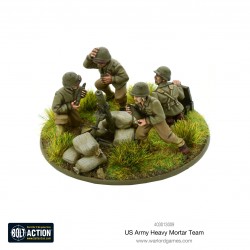 American U.S. Army Heavy Mortar Team 28mm WWII WARLORD GAMES
