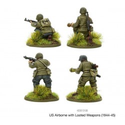 American U.S. US Airborne with looted German weapons (1944-45) 28mm WWII WARLORD GAMES