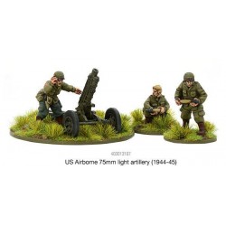 American U.S. Airborne 75mm light artillery (1944-45) 28mm WWII WARLORD GAMES