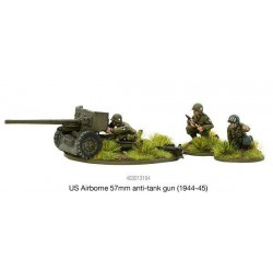 American U.S. Airborne 57mm anti-tank gun (1944-45) 28mm WWII WARLORD GAMES