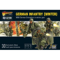 German Infantry Winter Plastic Box set 28mm WWII WARLORD GAMES