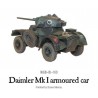 British Diamler MKI Armored Car 28mm WWII WARLORD GAMES