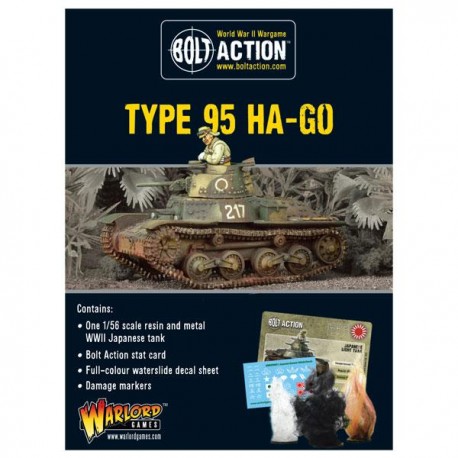 Imperial Japanese Type 95 HA-GO Light Tank 28mm WWII WARLORD GAMES