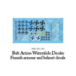 Finnish Armor Decal Sheet (Armor & Helmets) 28mm WWII WARLORD GAMES