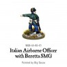 Italian Airborne Officer with Beretta SMG 28mm WWII WARLORD GAMES