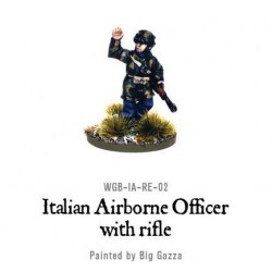 Italian Airborne Officer with Rifle 28mm WWII WARLORD GAMES